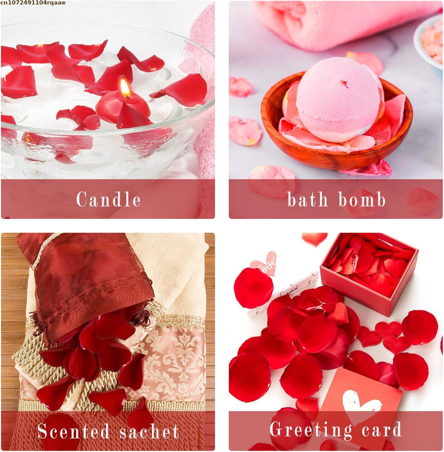 Candle Making Bath - ウェディングコンフェッティ樹脂ジュエリーDIYキャンドルクラフトアクセサリー天然ドライローズペタルバススパローズクォーツ石鹸作り