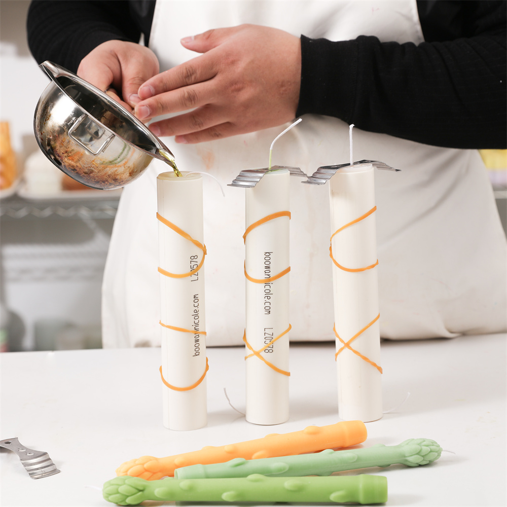 Candle X - Bowannicoleシリコンキャンドルモールド日曜大工の特許テーパーキャンドルモールド創造的なデザイン手作りのクラフトツール