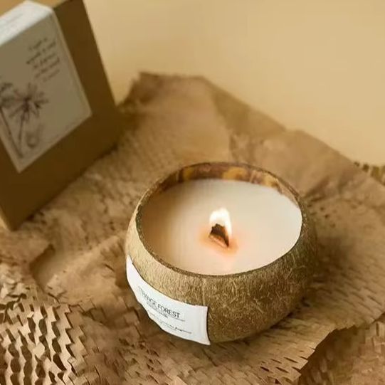 天然ココナッツシェル香りのキャンドル、アロマセラピー植物エッ - Candle Making Oils のレビューと価格