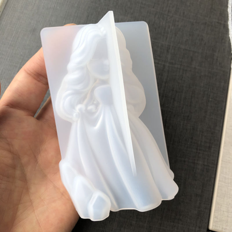 3D かわいいプリンセスシリコーンキャンドルモールド天使の女 - Candle Making Factory のレビューと価格
