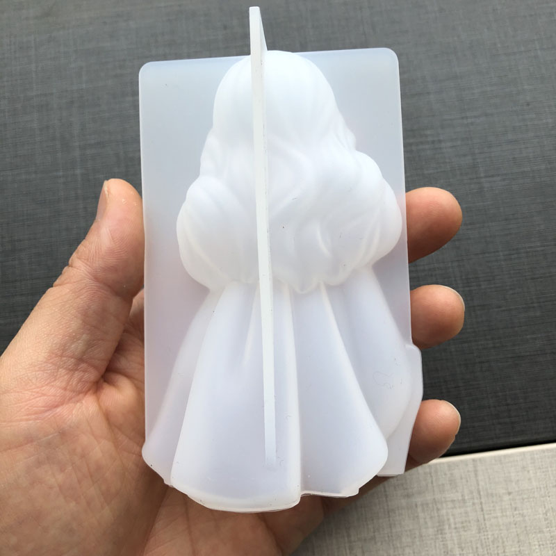 3D かわいいプリンセスシリコーンキャンドルモールド天使の女 - Candle Making Factory のレビューと価格