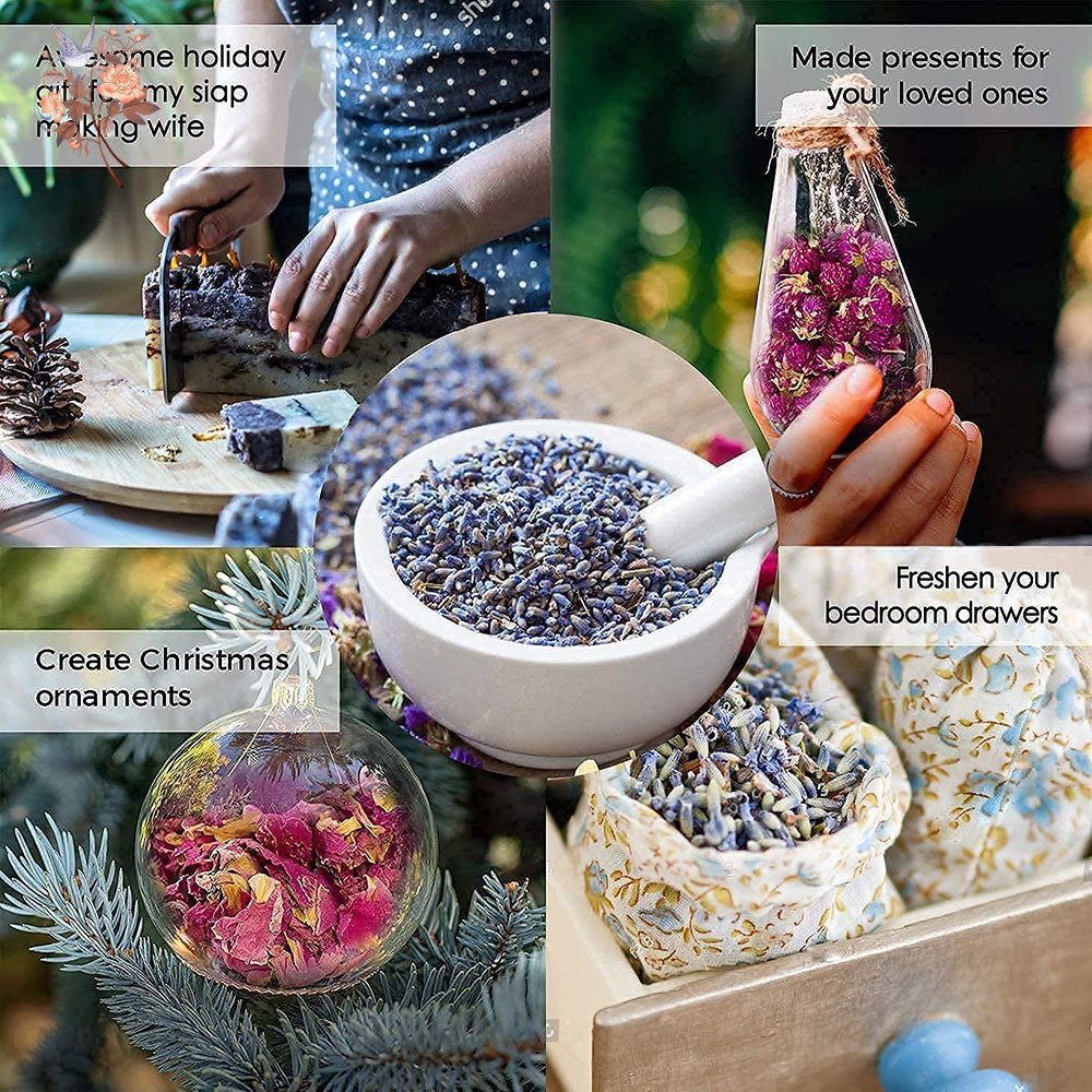 15袋入りドライフラワー職人キット、DIYクラフト用キャンド - Candle Making Bath のレビューと価格