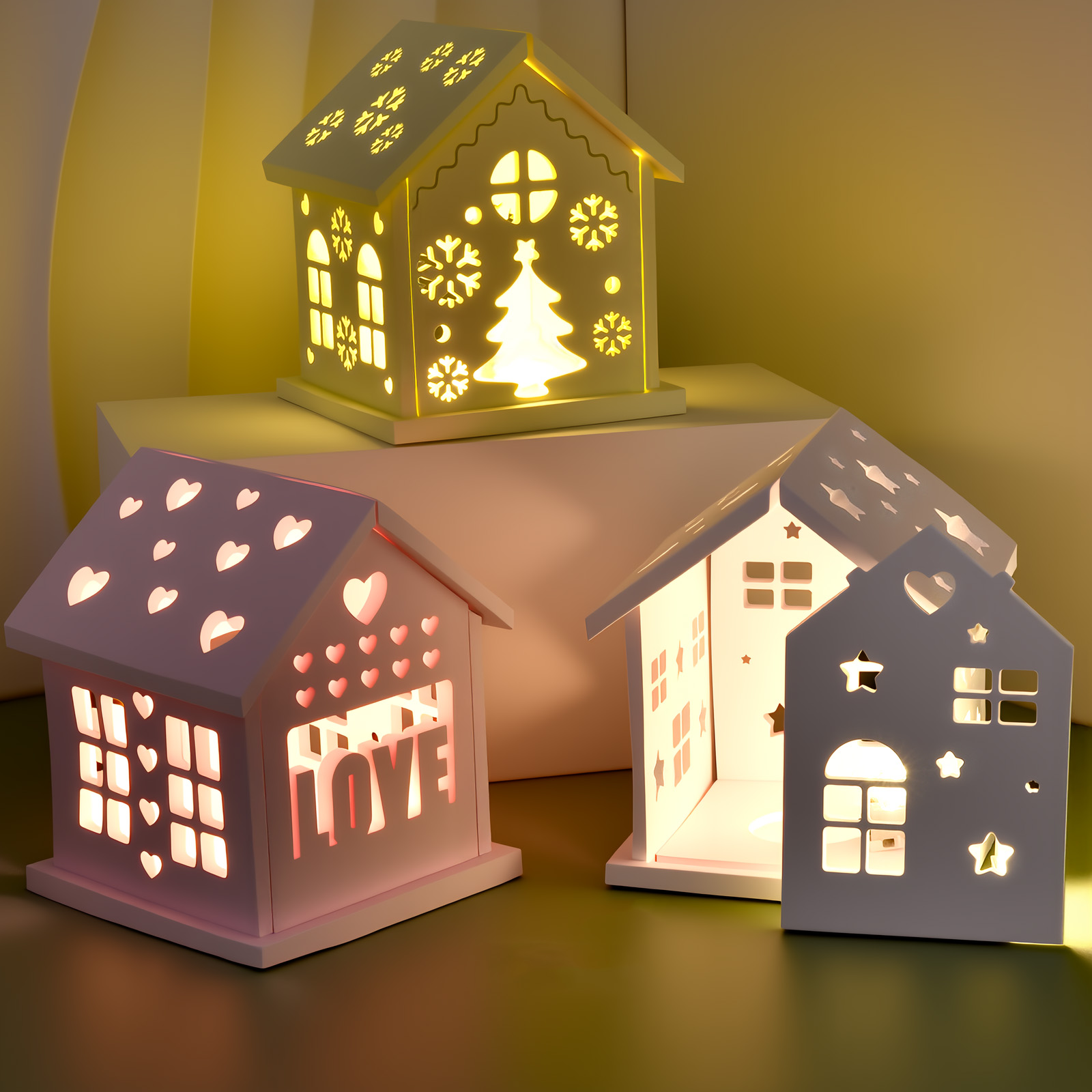 3Dハウスシリコンモールド DIY クリスマスツリー ラブス - Candle Making Factory のレビューと価格