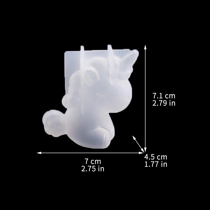 3D 幾何学的なシリコーンユニコーン猫鹿クマ型ソープキャンド - Candle Making Factory のレビューと価格