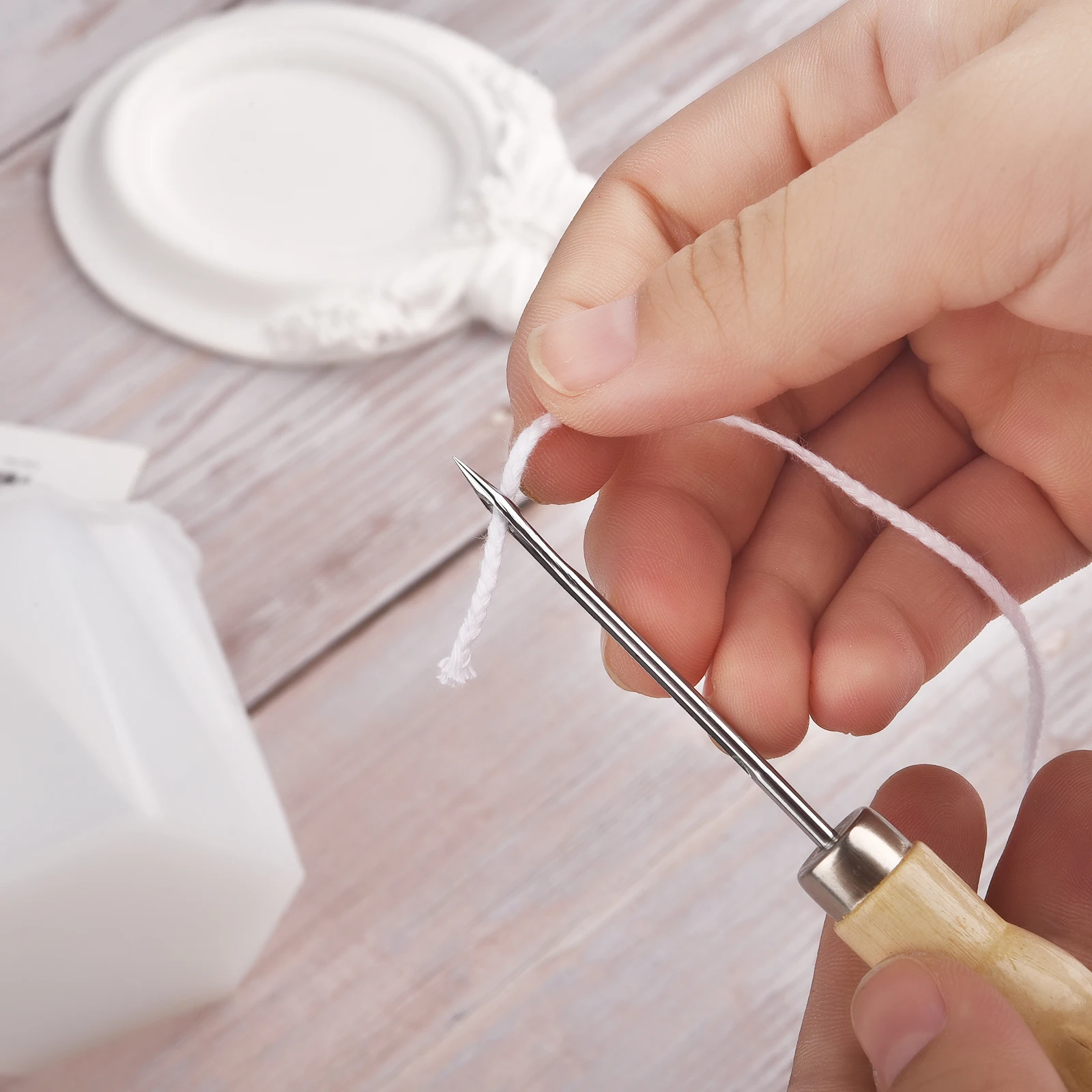 DIY シリコーン型作成用丸穴コーン パンチツール ハンドド - Candle Making Kit For Kids のレビューと価格