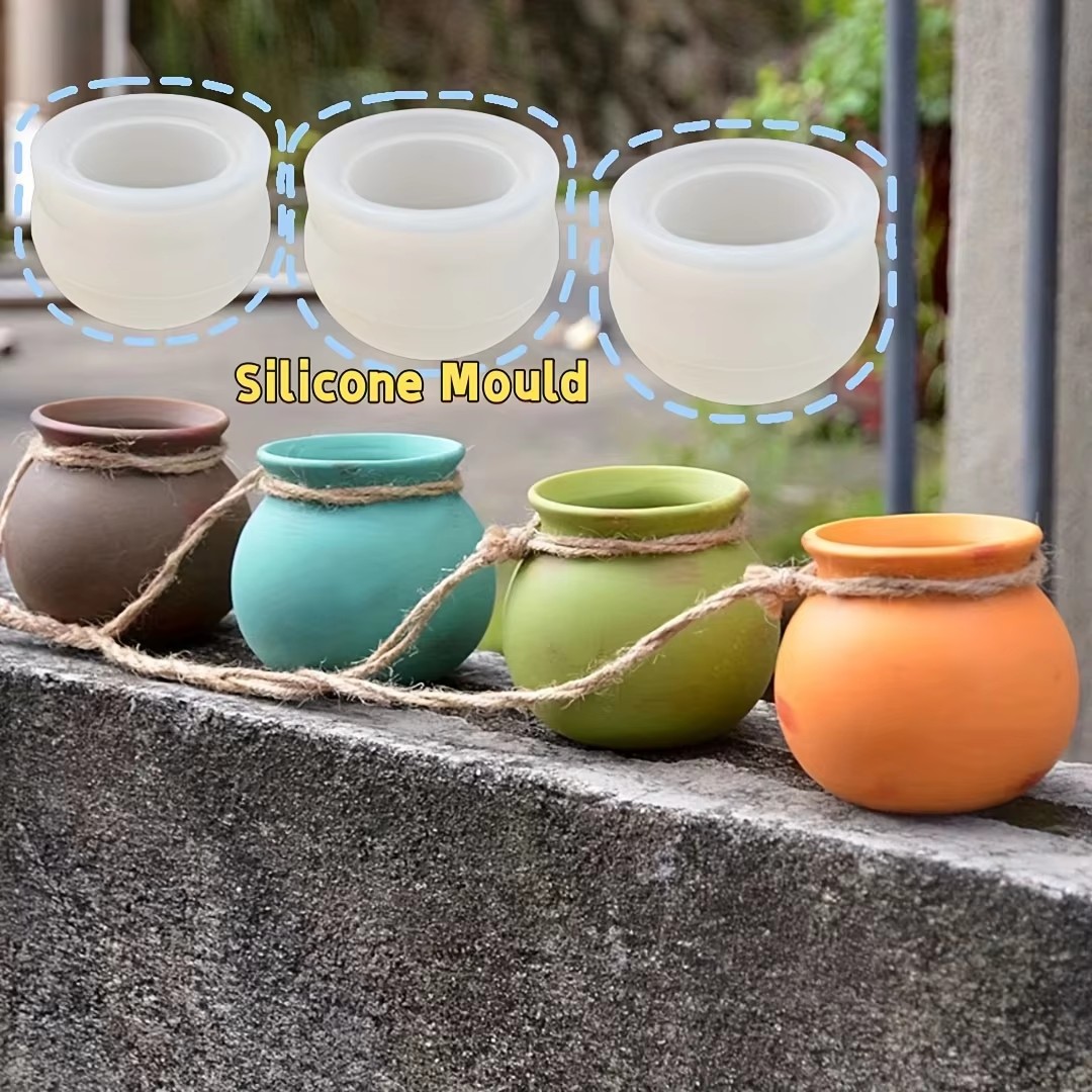 シリコンフラワーポット型、樹脂型、エポキシ型、香り付きキャン - Candle Making Factory のレビューと価格