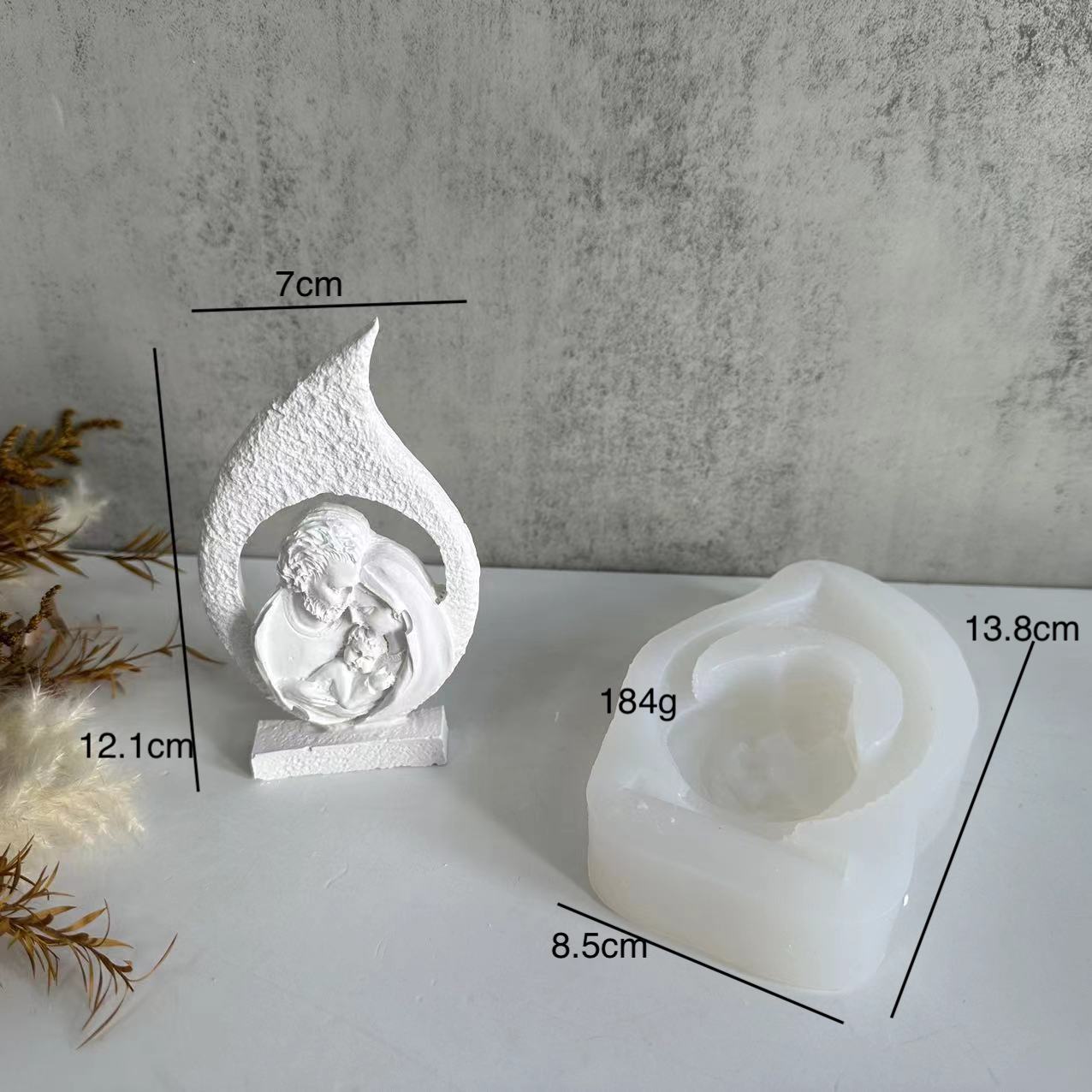 アロマキャンドル用シリコン石膏型,暖かい家族の配置,母と子の - Candle Making Kit For Kids のレビューと価格