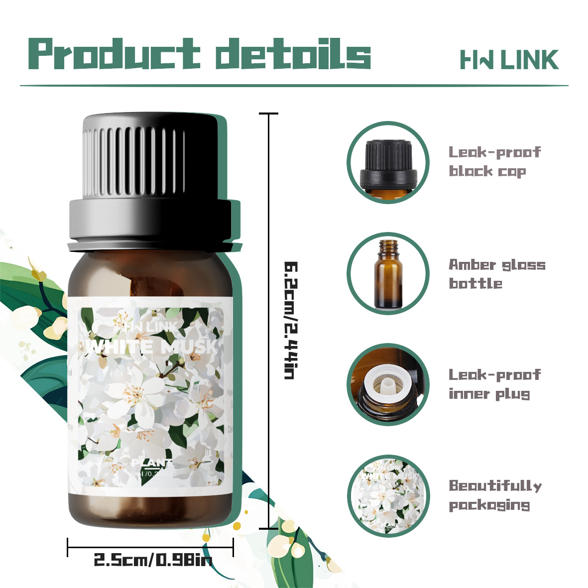 ホワイトムスク エッセンシャルオイル 10ml 女性用 アロ - Candle Making Oils のレビューと価格