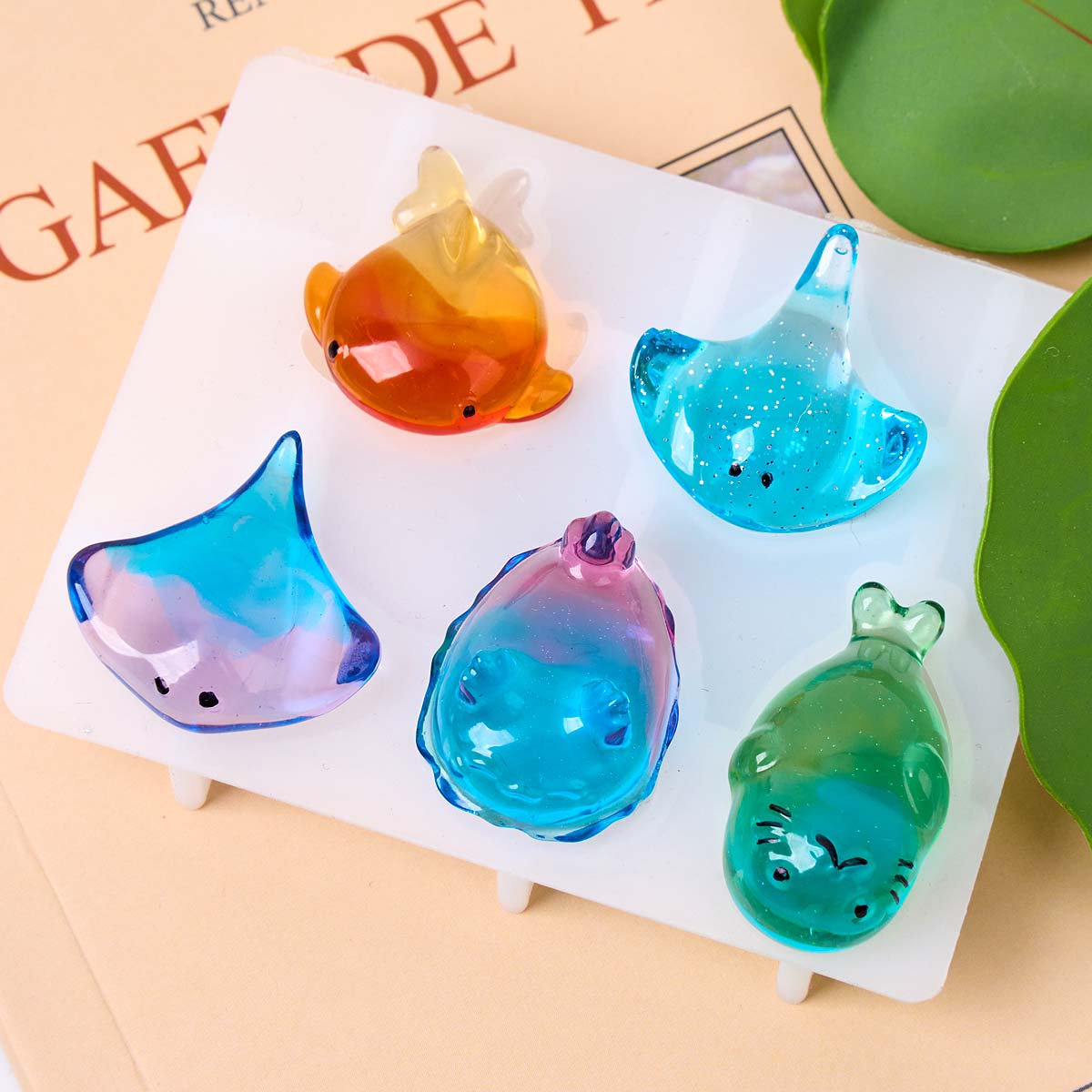 3Dヒーリング可愛いマンタ鯨シリコンモールドDIYキーホルダ - Candle Making Factory のレビューと価格