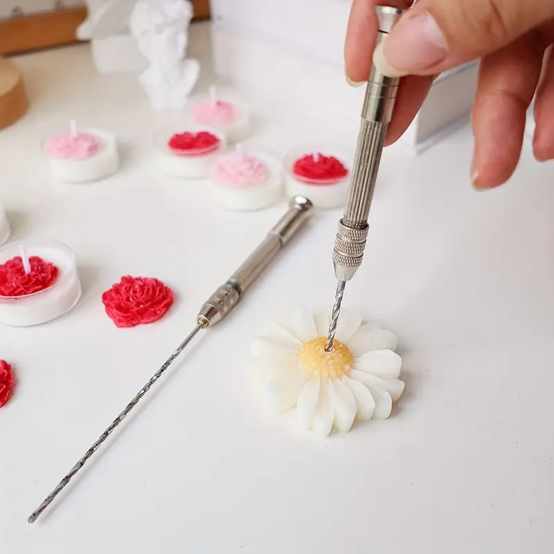 キャンドル作り用パンチツールセット、異なる長さのドリルビット - Candle Making Kit For Kids のレビューと価格