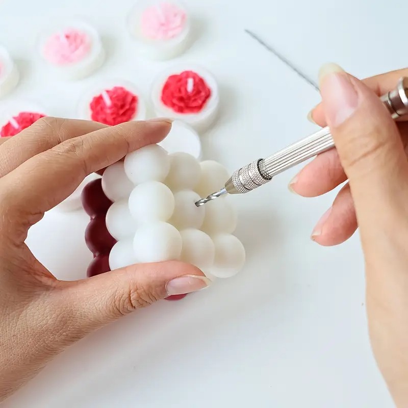 キャンドル作り用パンチツールセット、異なる長さのドリルビット - Candle Making Kit For Kids のレビューと価格
