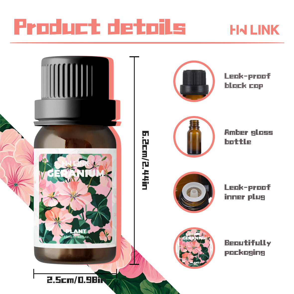 ゼラニウム エッセンシャルオイル 10ml 100% 純粋天 - Candle Making Oils のレビューと価格