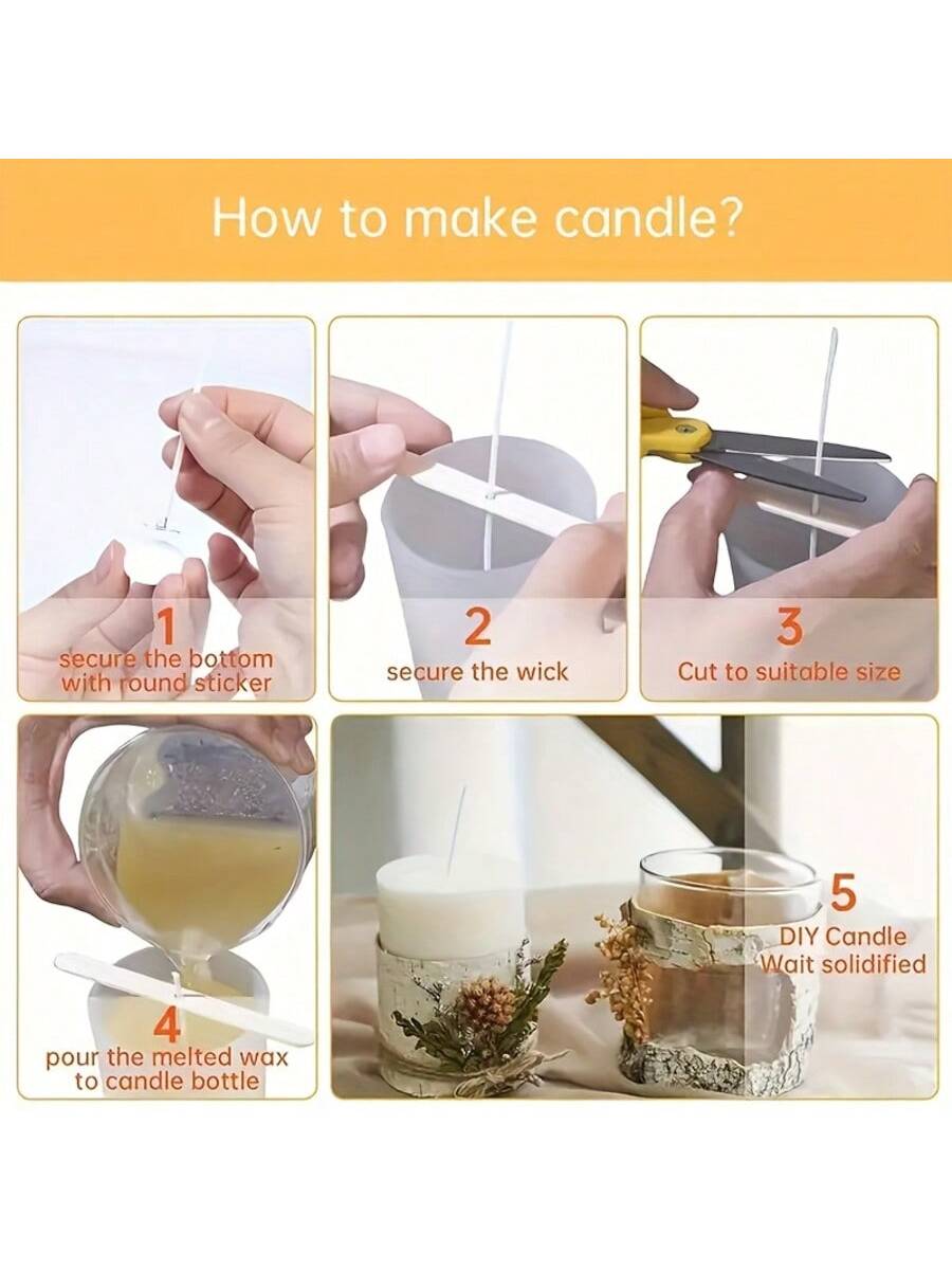 310/510個のキャンドル作り用品セット、1インチ/3.9 - Candle Making Kit For Kids のレビューと価格