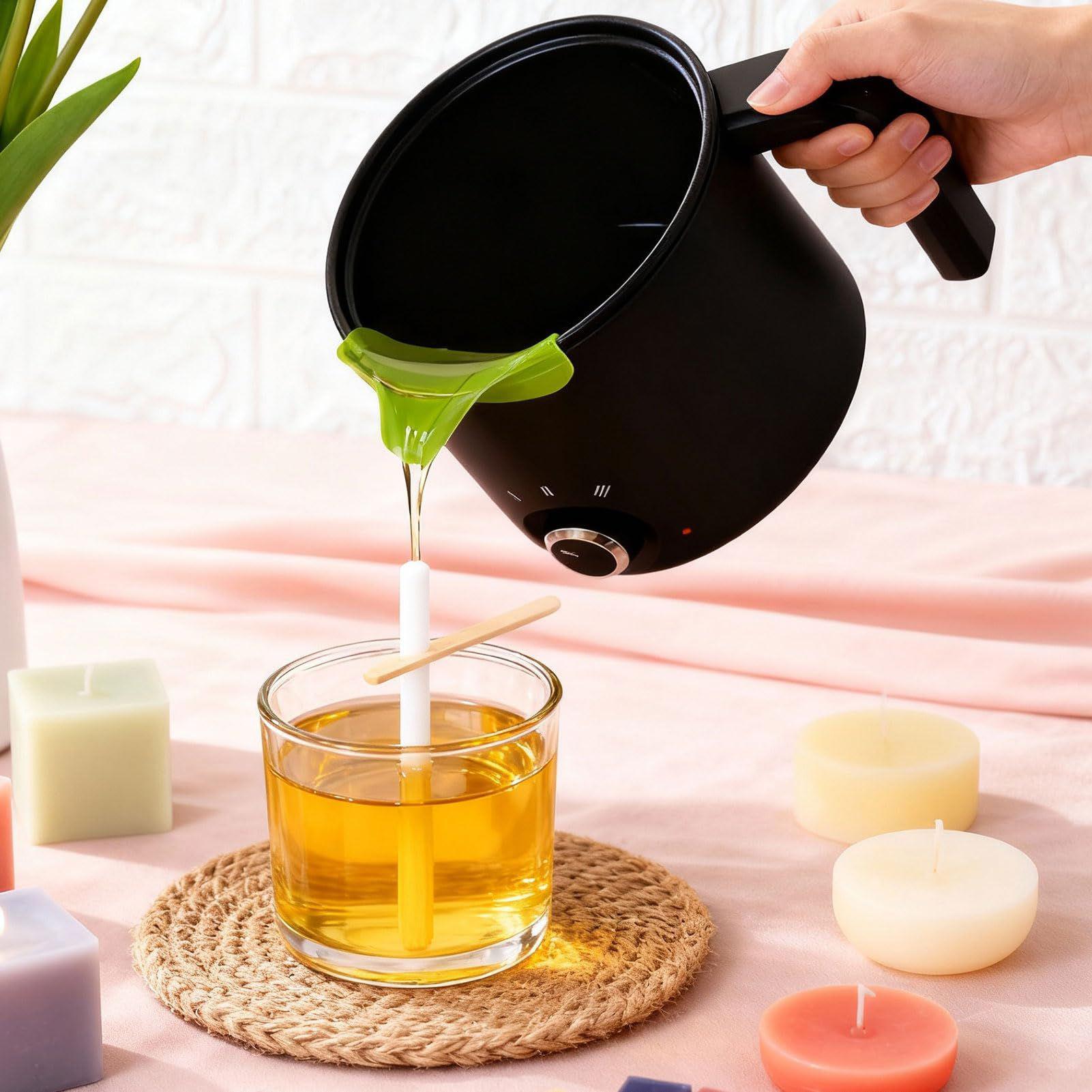 キャンドルワックス溶解ポット 1.5L 大型ステンレス製電気 - Candle Making Factory のレビューと価格