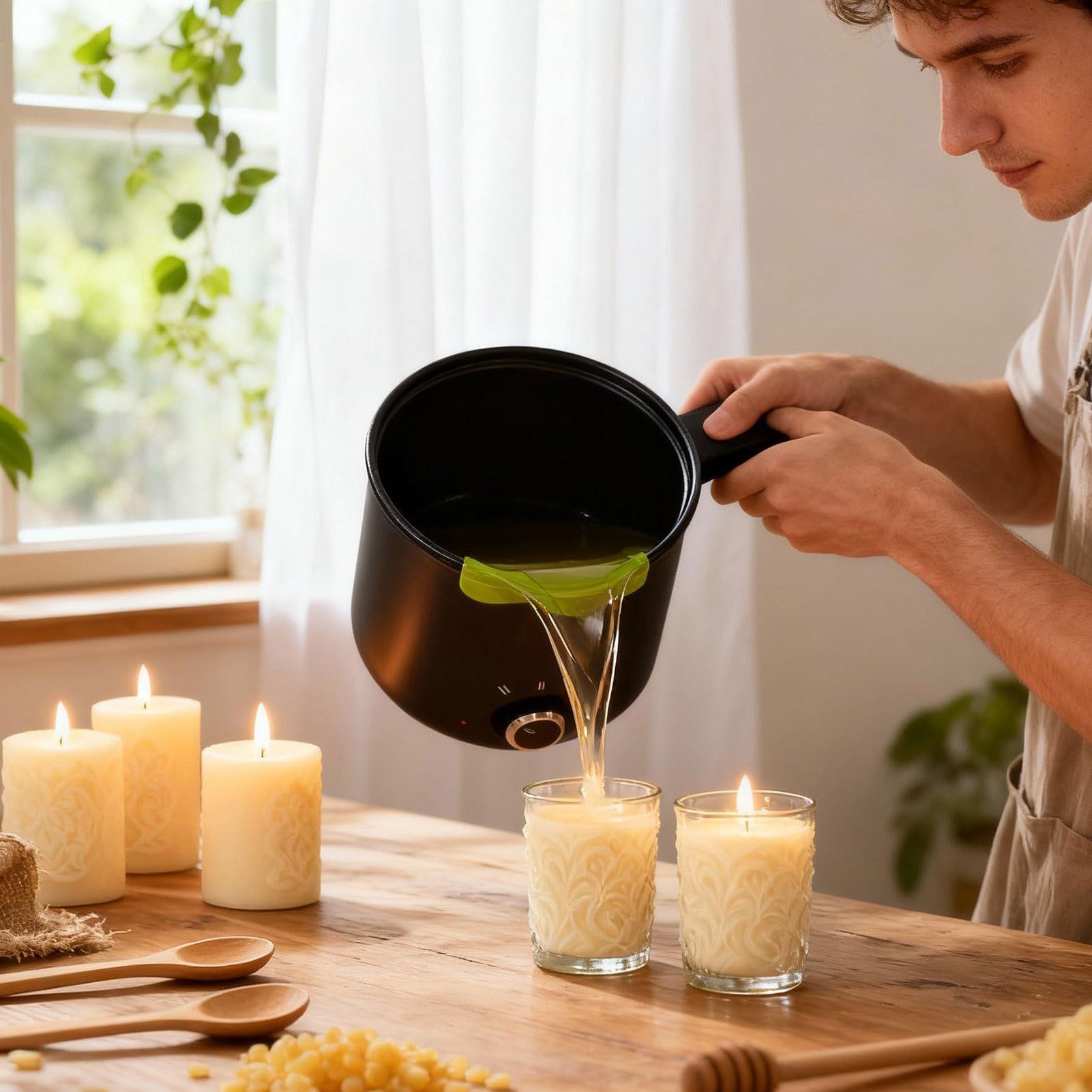 キャンドルワックス溶解ポット 1.5L 大型ステンレス製電気 - Candle Making Factory のレビューと価格
